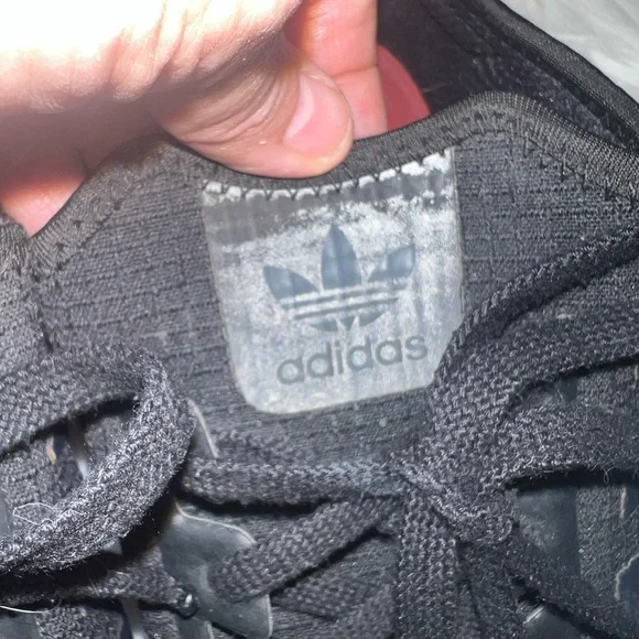 Adidas NMD R1 Core Men’s Black/Solar Red Sneaker Sz 11 - Picture 11 of 12